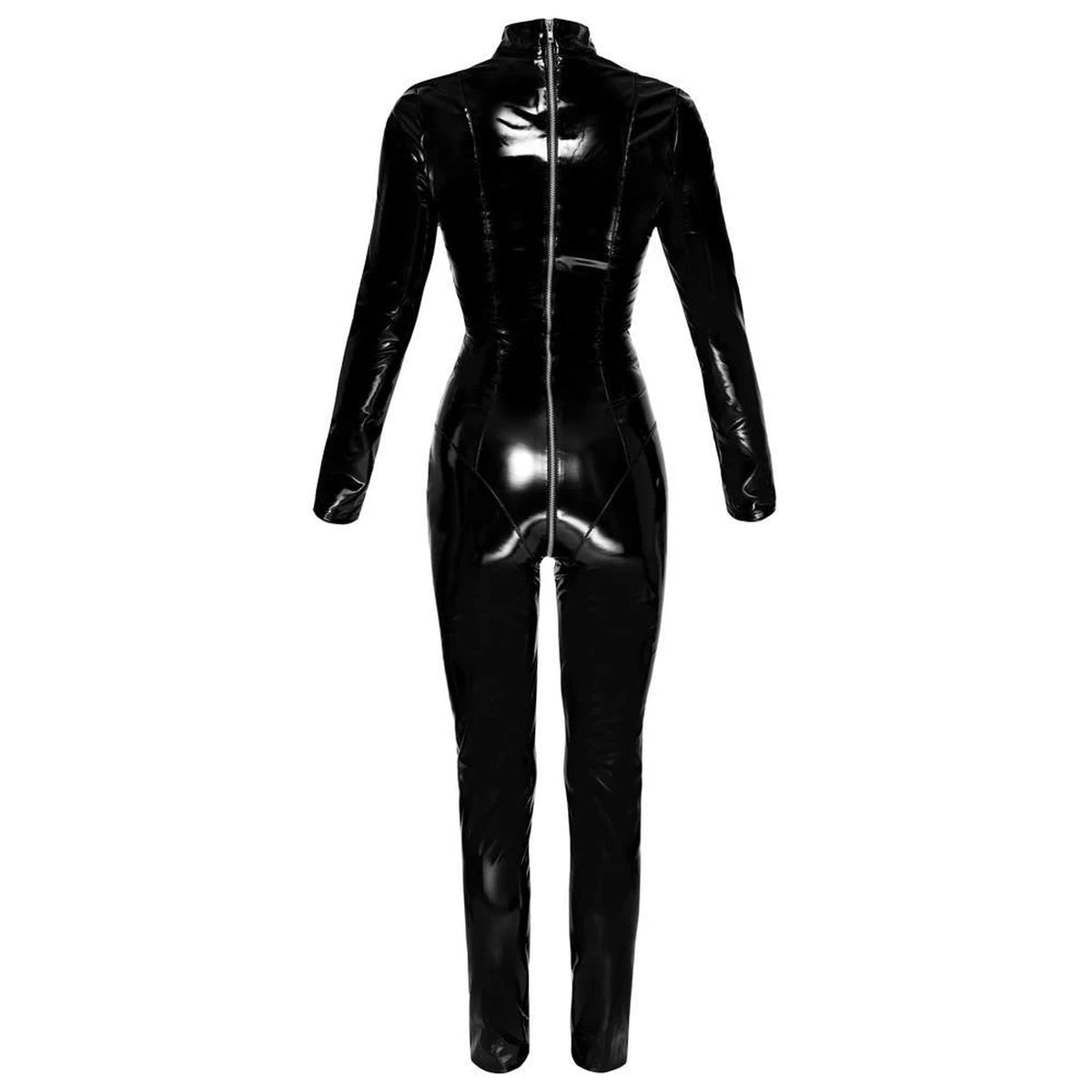 Catsuit Jumpsuit – wetlook, black 28513931022 | Black Level