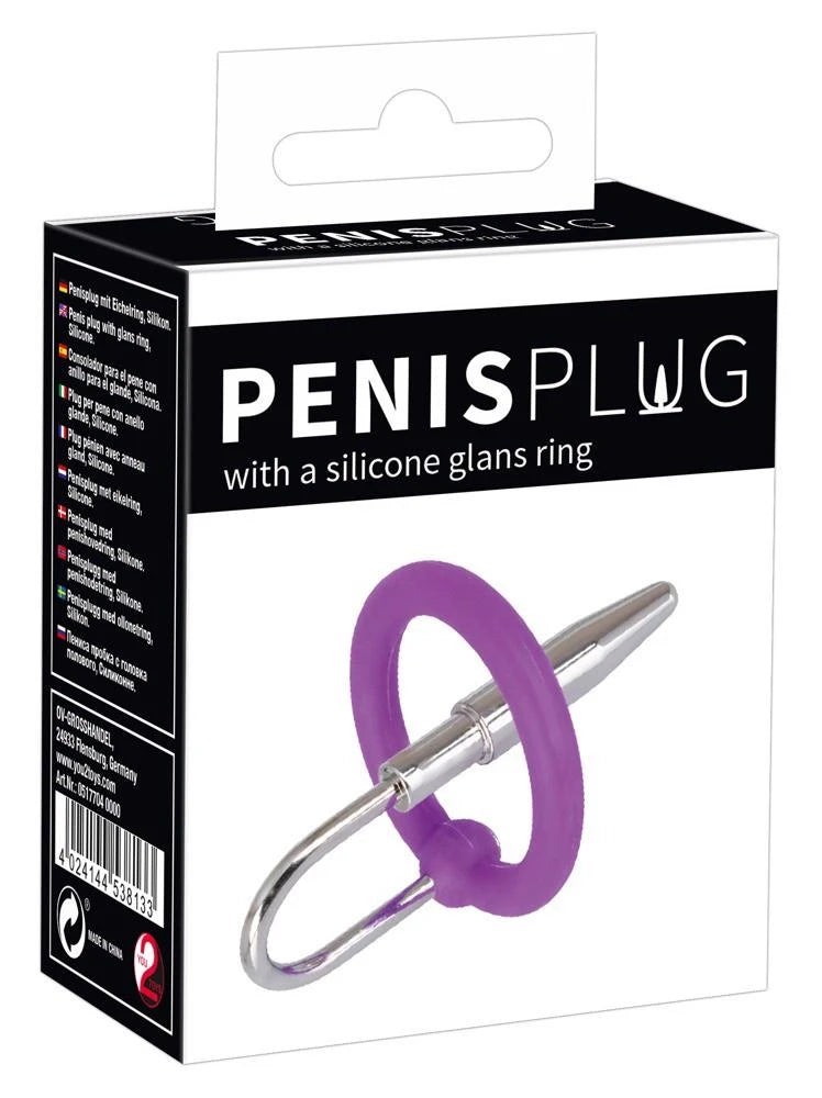 with a silicone glans ring