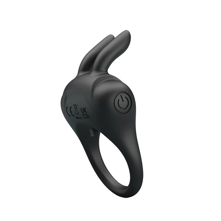 Anello fallico Davion – vibrante, nero | Pretty Love
