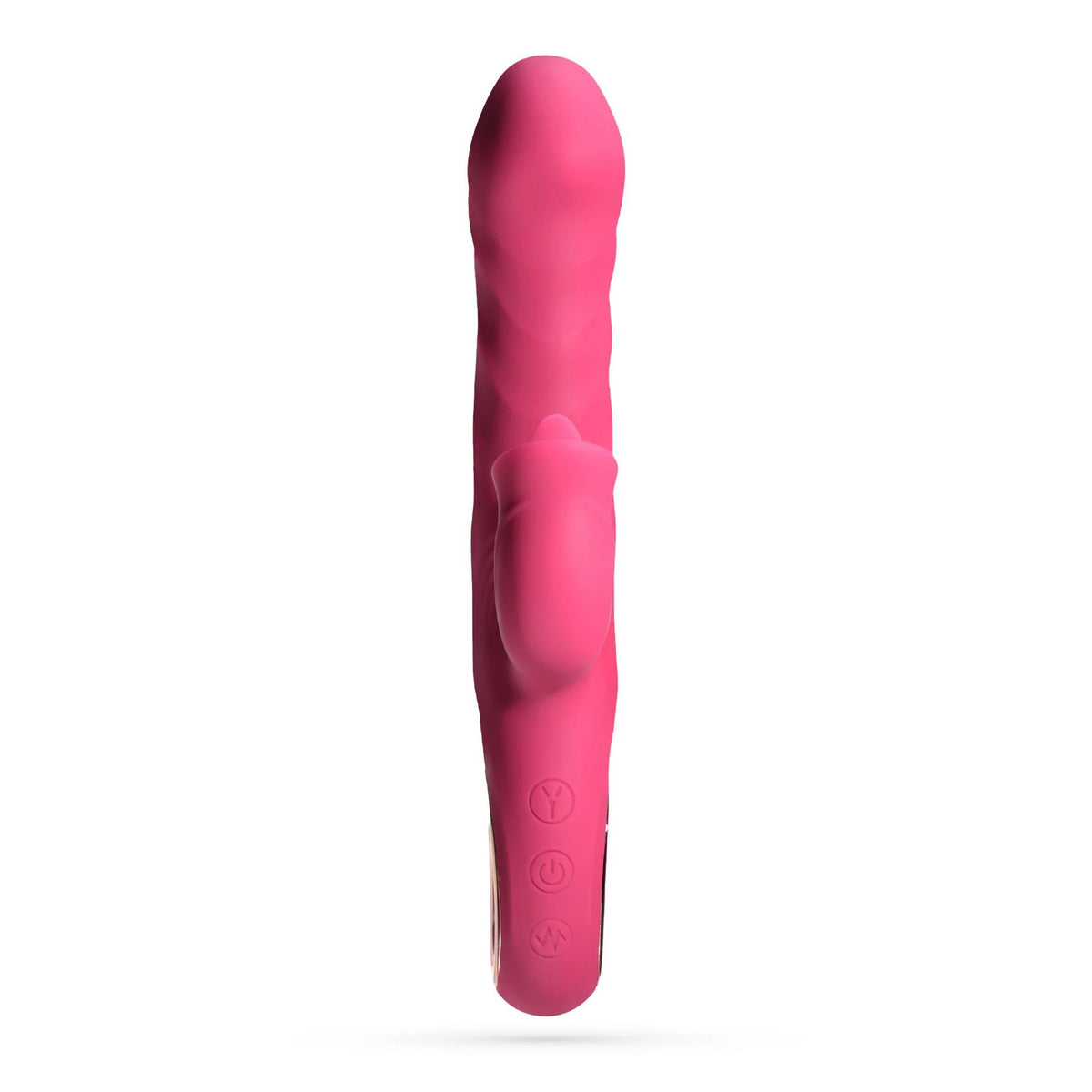 Vibromasseur rabbit Mirenca Wiggle 10 fonctions – rose | Crushious