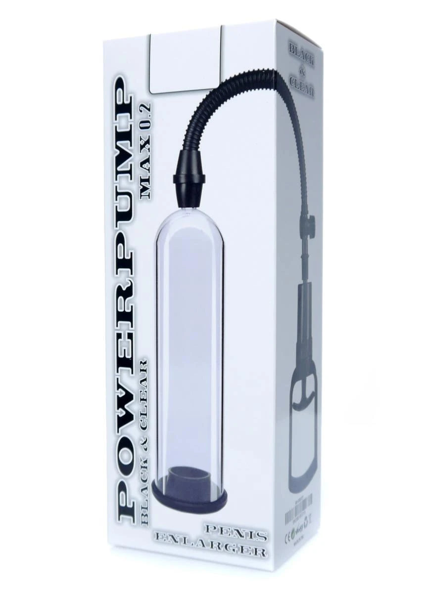 Pénisz pumpa Powerpump MAX 0.2 Black&Clear – átlátszó | Favorites