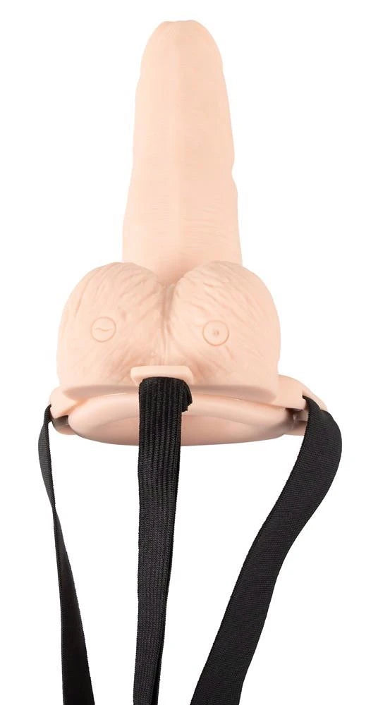 Arnés strap-on 7 funciones – recargable, nude