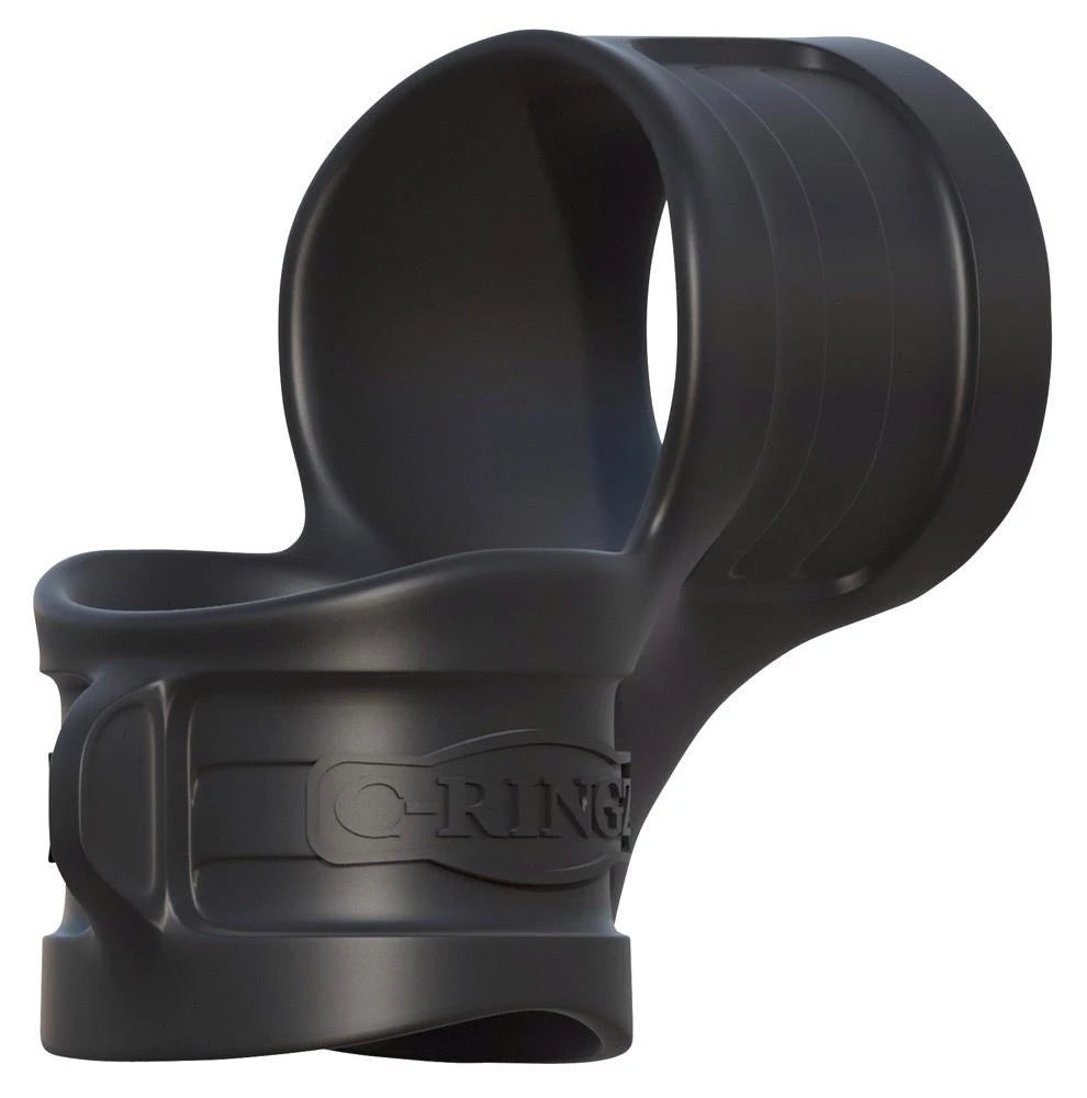 Anello fallico Mr Stretcher – nero | Fantasy C-Ringz