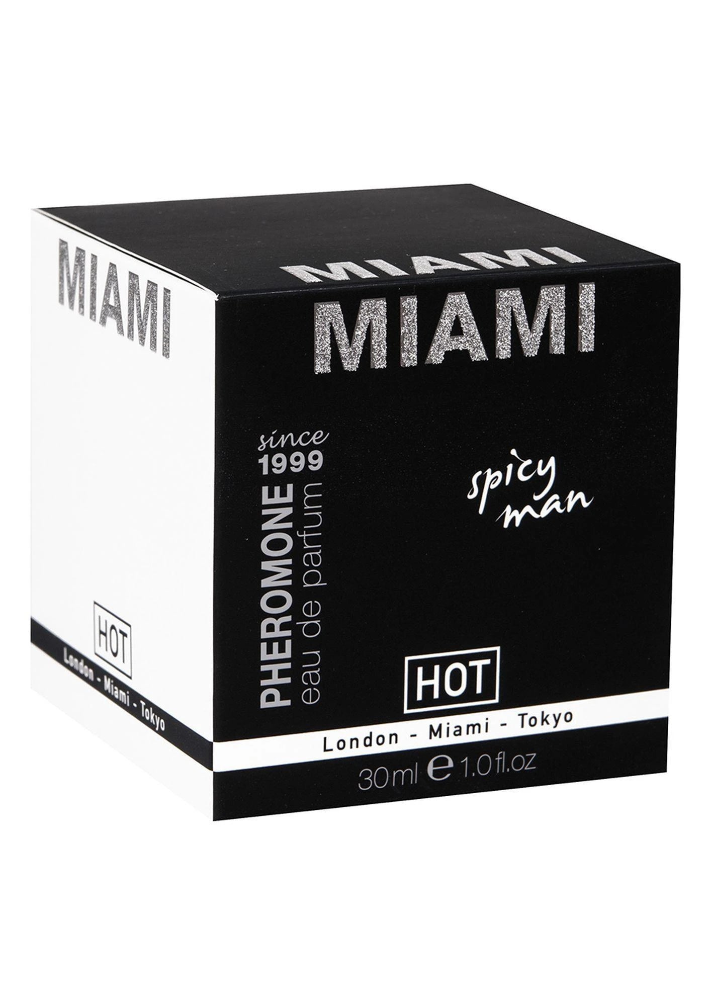 Phéromones - Parfum aux phéromones HOT MIAMI spicy man 30ml