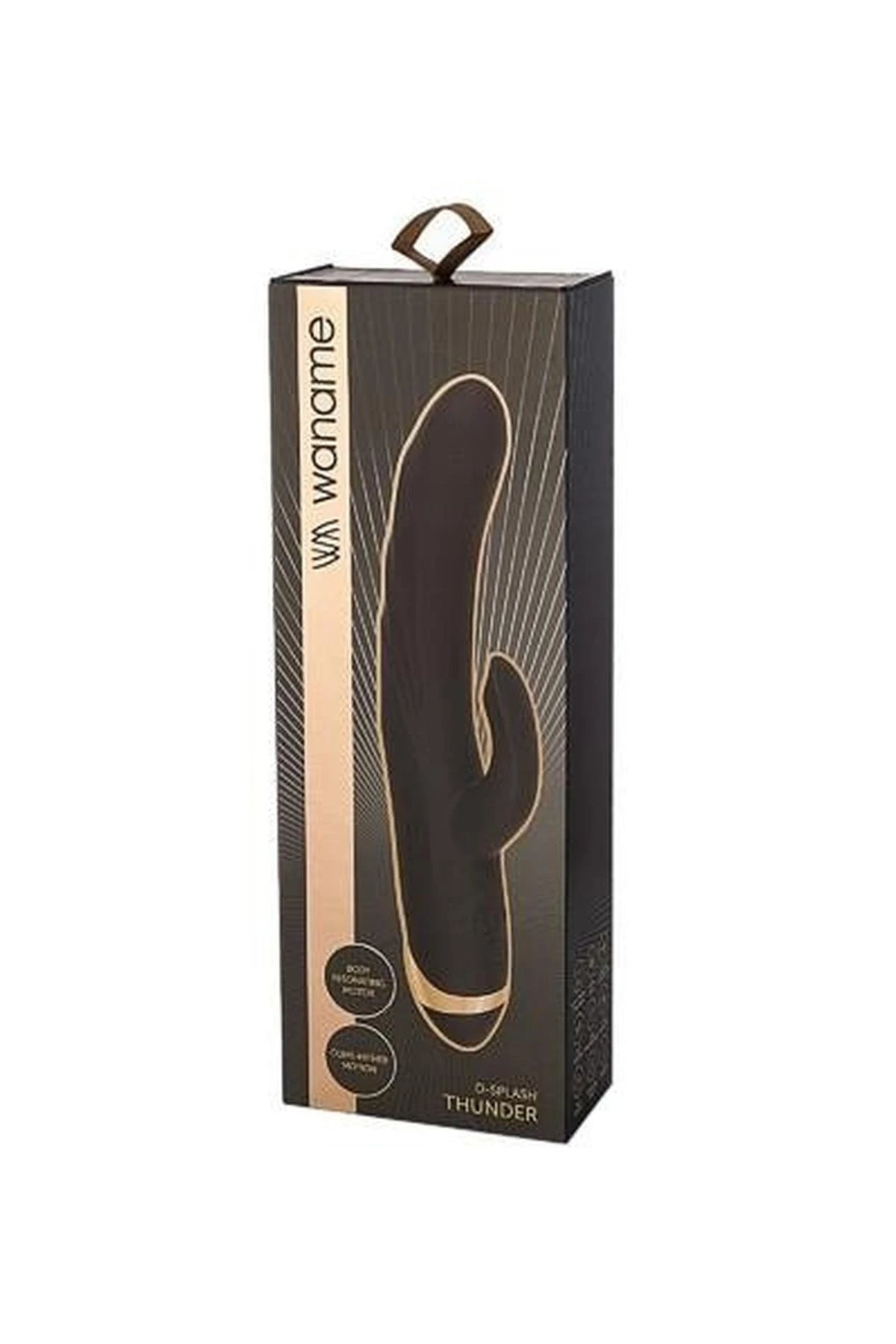 Vibratore rabbit Thunder 3 funzioni – nero | WANAME D-SPLASH
