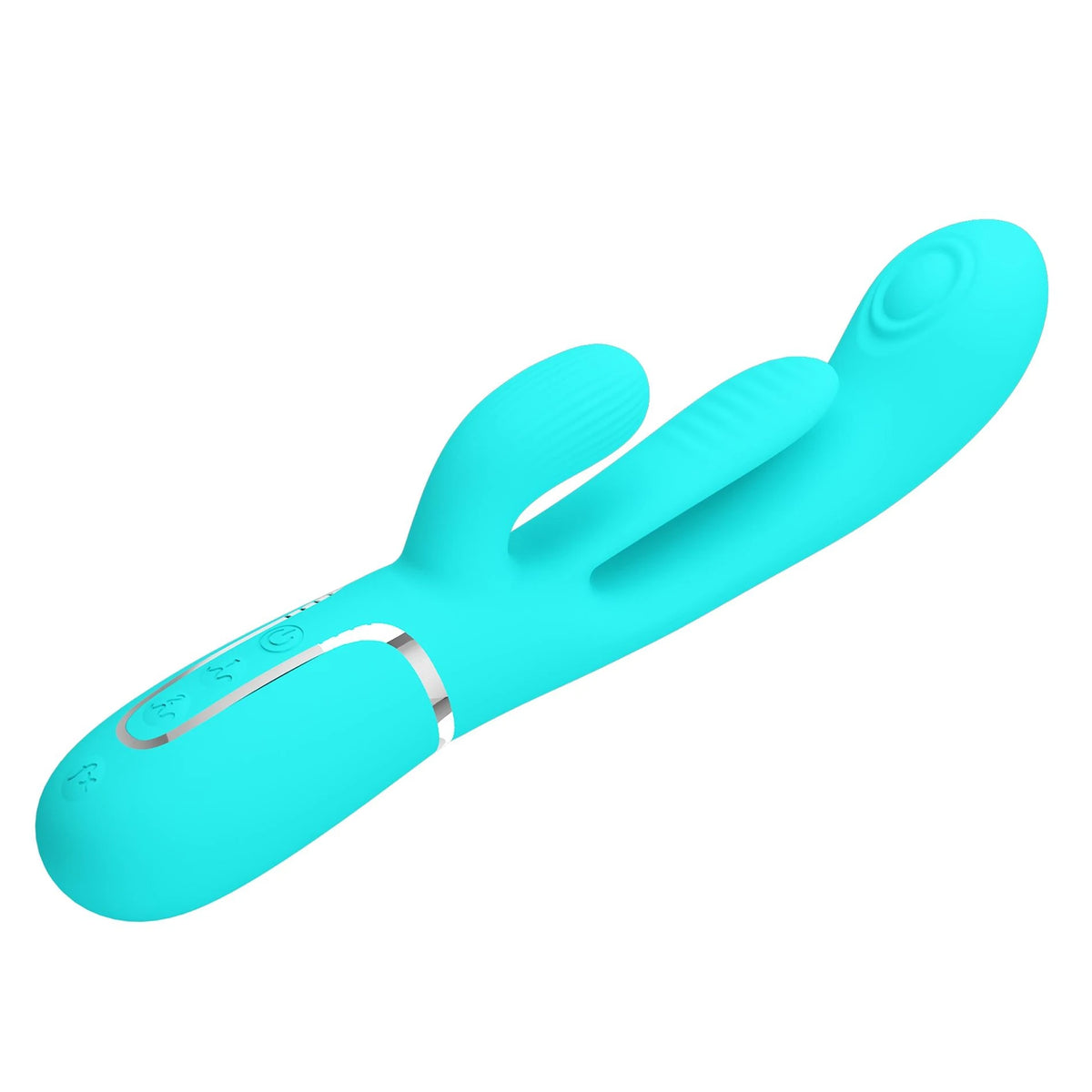 Vibrador rabbit Twinkled Tenderness 7 thumping 7 funções – azul claro | Pretty Love