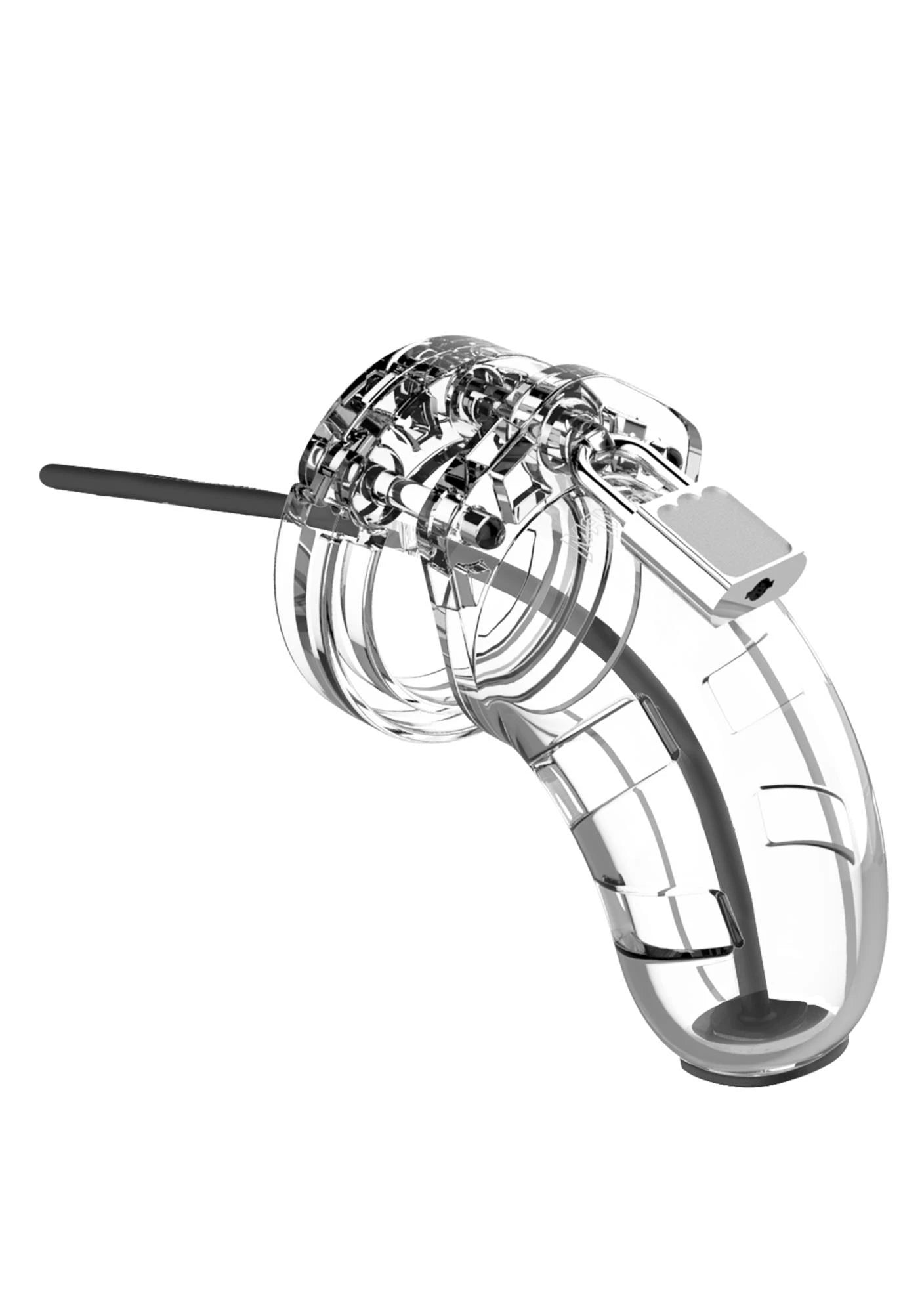 Model 15 Chastity Cock Cage with Urethral Sounding - 3.5 / 9 cm