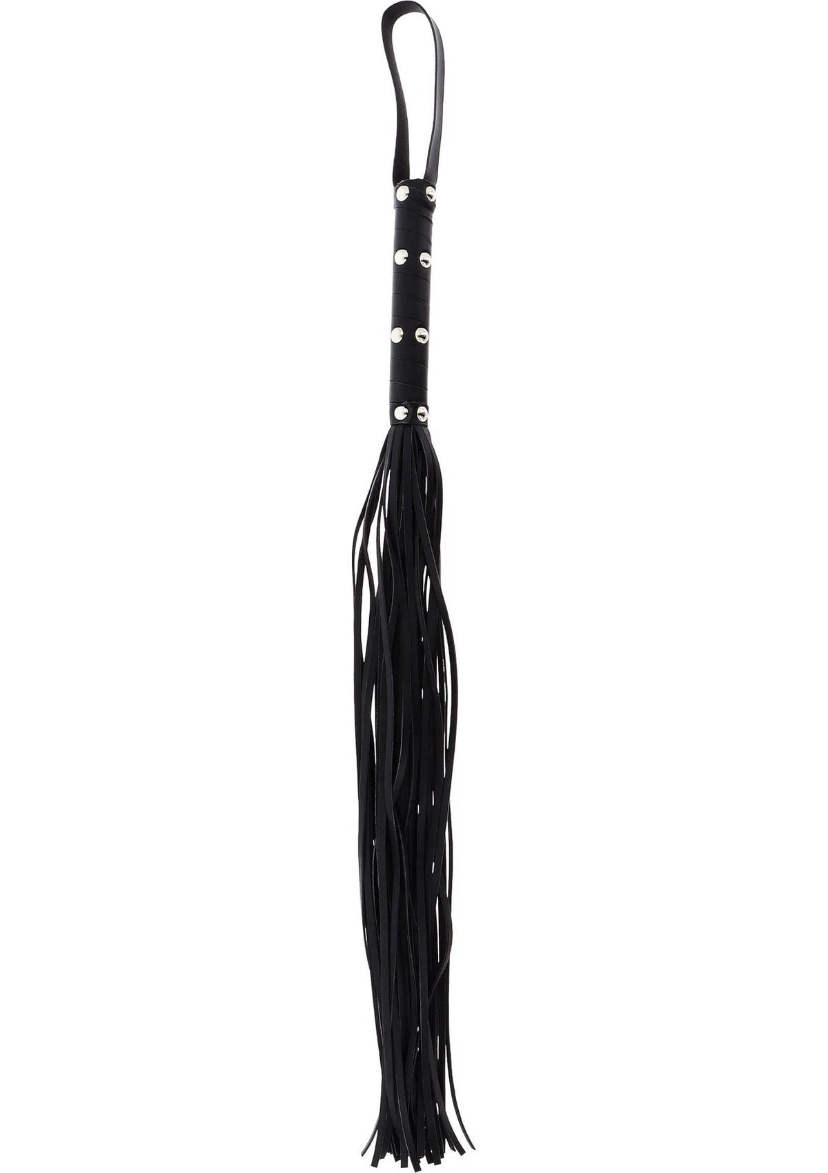 Frusta Studded Flogger – nera 30-16897-X-BLACK | Hidden Desire