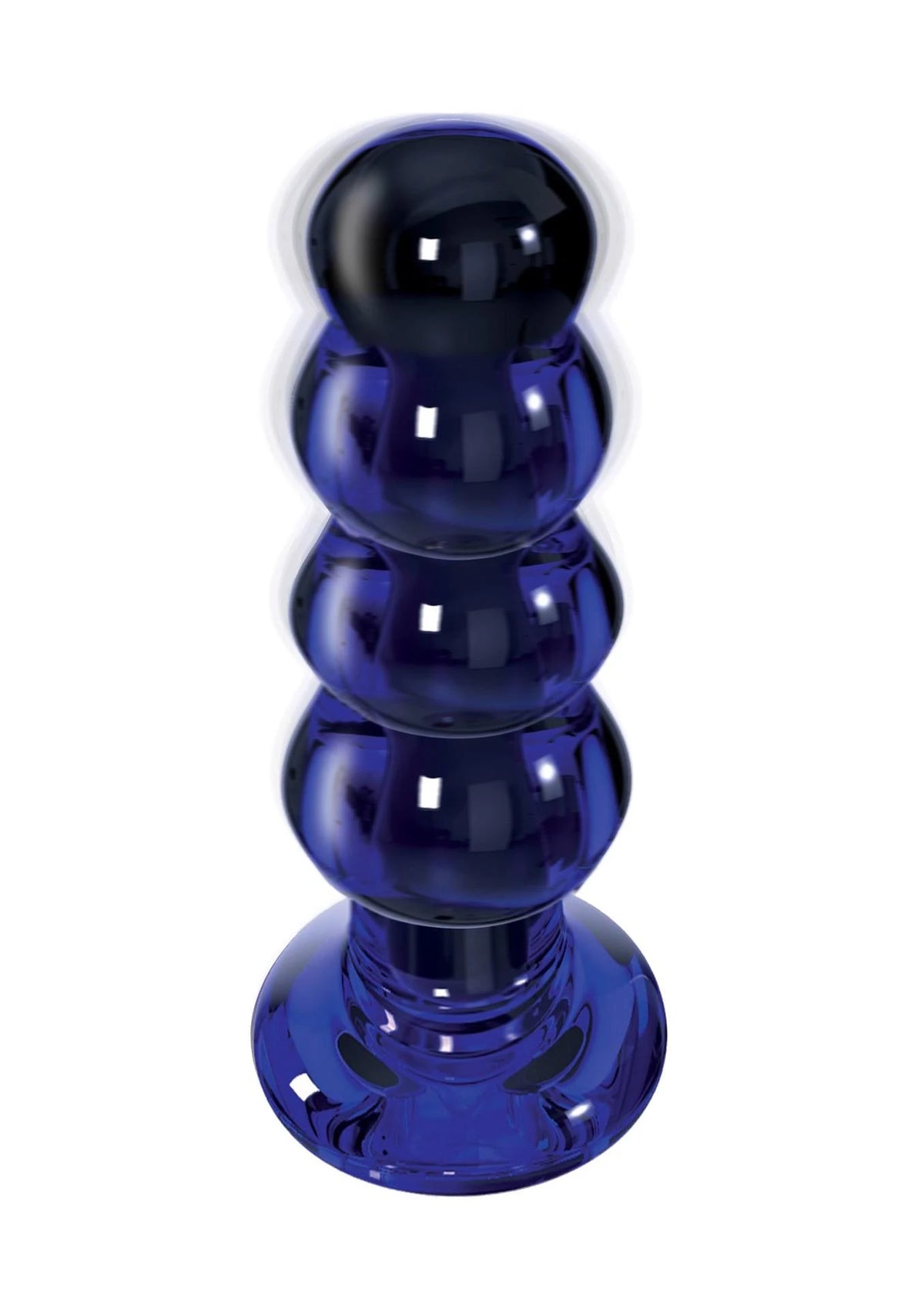 Plug anale Radiant Buttplug – in vetro, vibrante, blu | ToyJoy