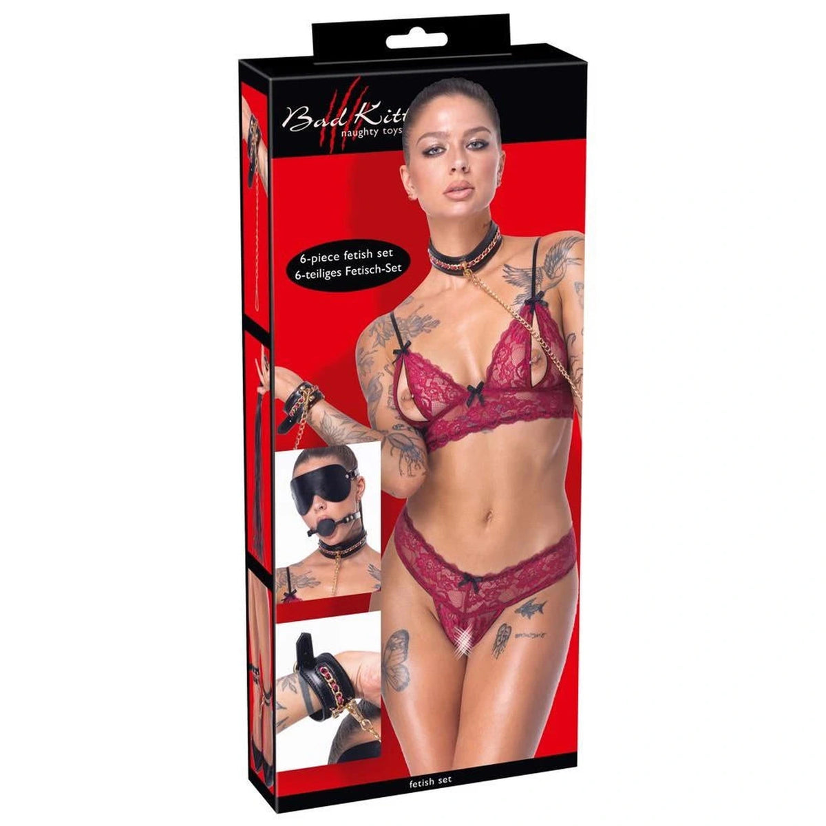 Costrizione bondage – nera 24937641001 | Bad Kitty