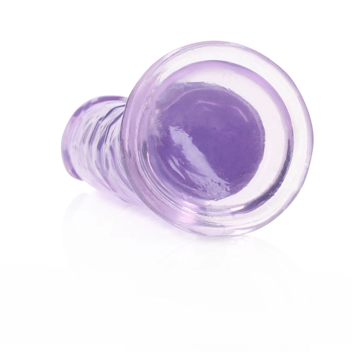 Realistic dildo Straight – with suction cup, purple 4.9 cm | RealRock