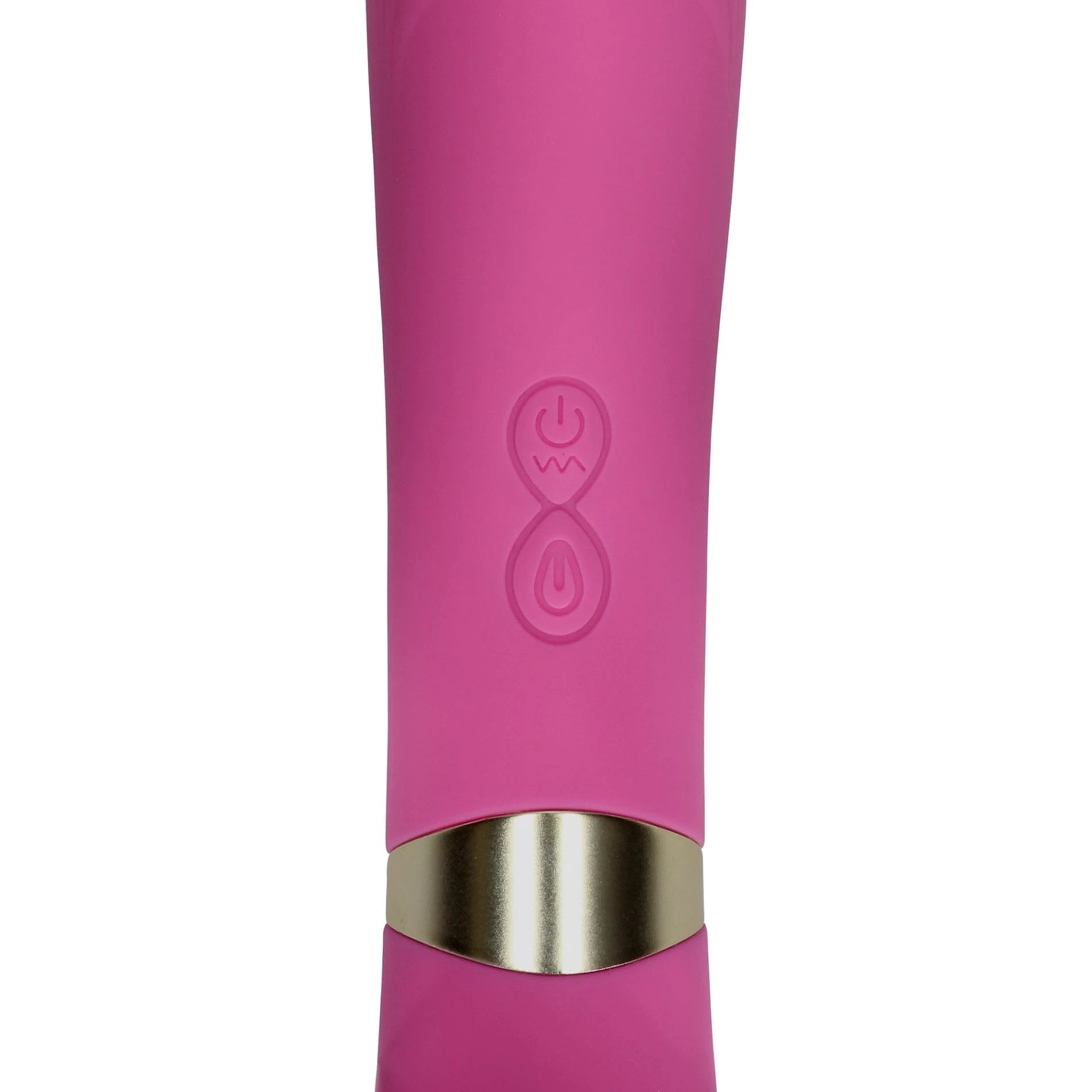 Double-Sided Flapping and G-Spot Vibrator - Exuberant Pink