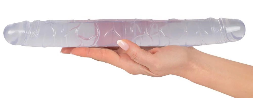 Dildo Duo – doppelt, transparent | Crystal