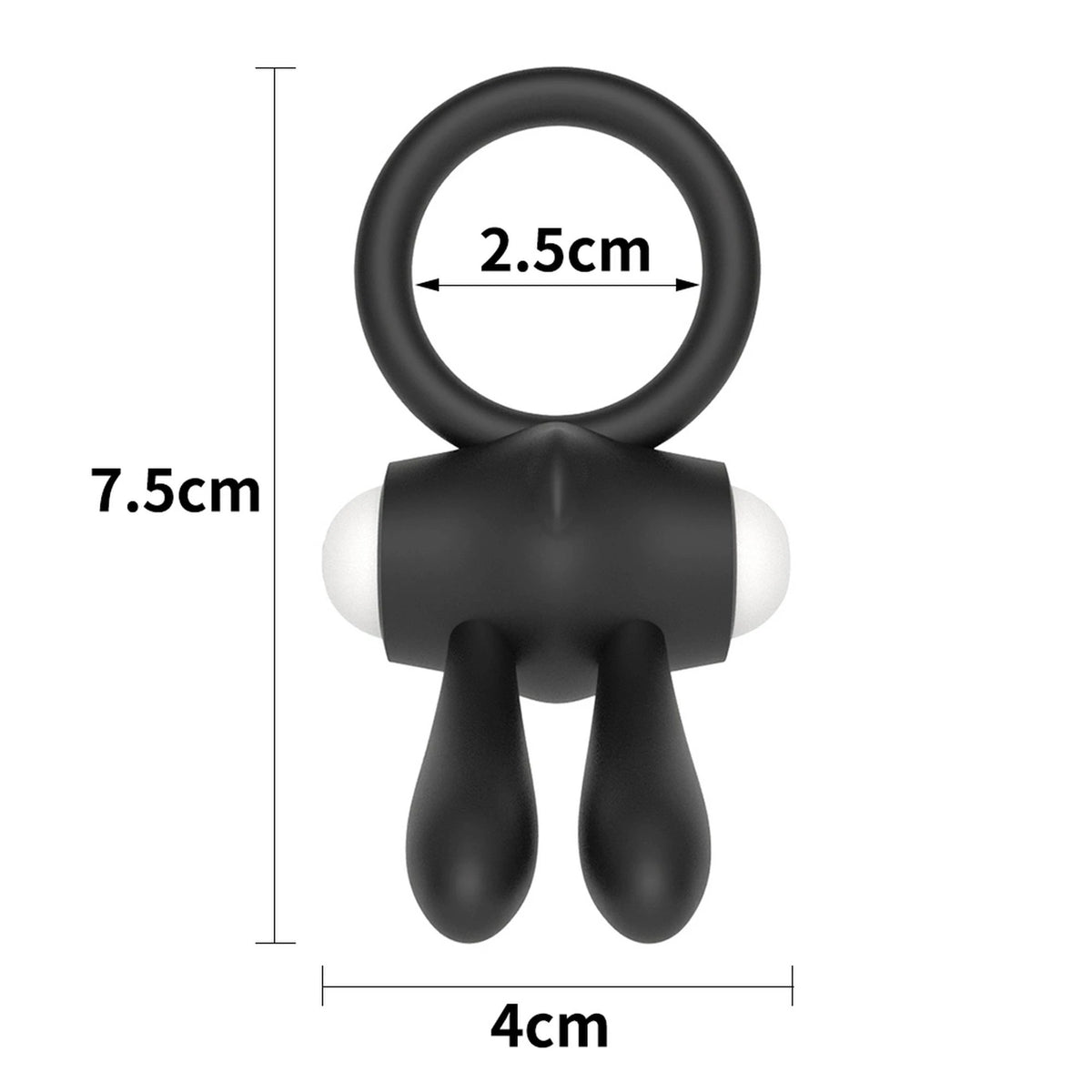 Anillo para el pene – vibrador, negro 10-LV1422 | Lovetoy
