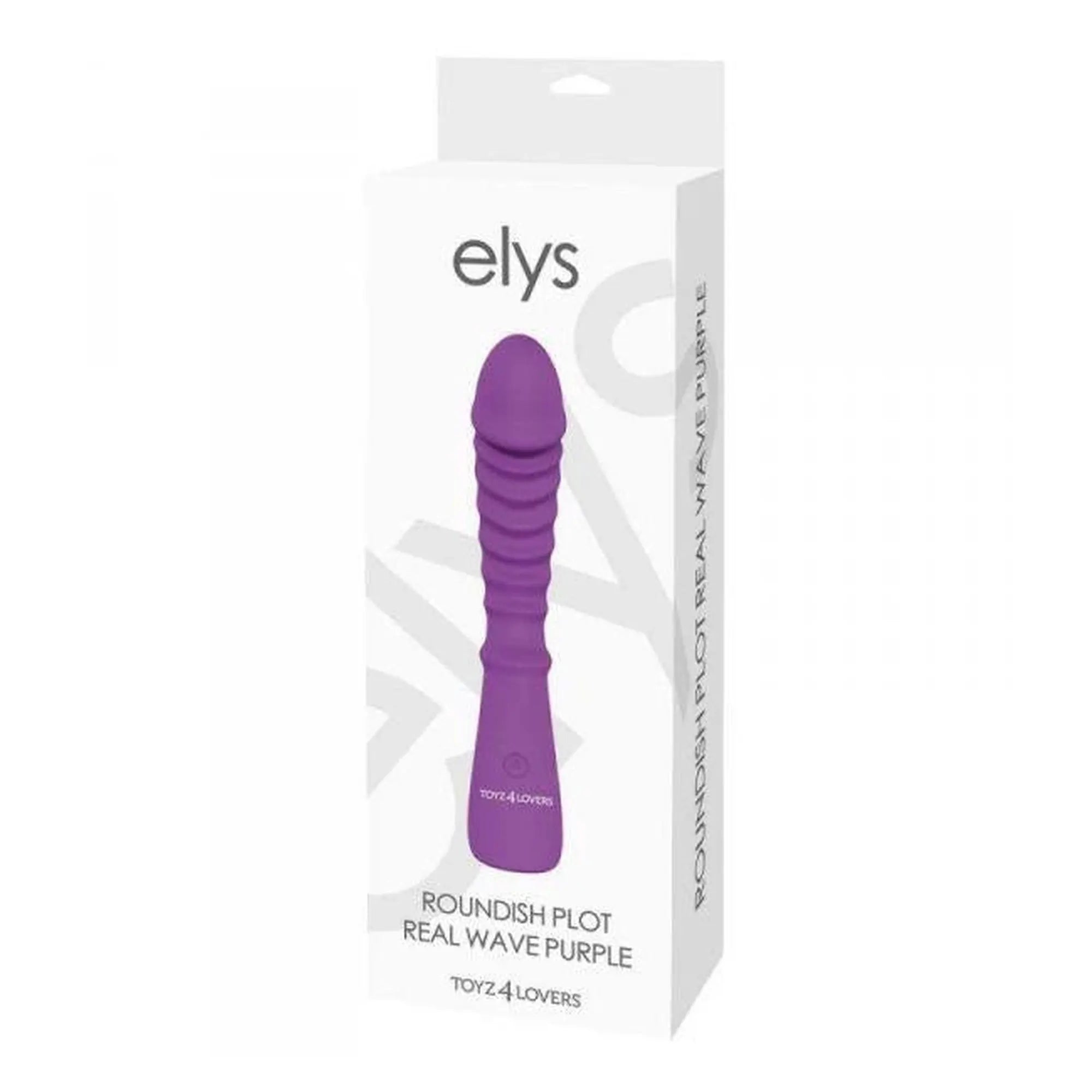 Wibrator-VIBRATORE DESIGN ELYS - ROUNDISH PLOT REAL WAVE PURPLE