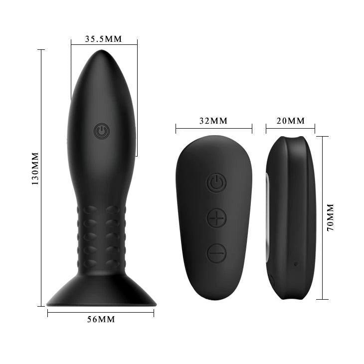Plug anal – vibrant, avec télécommande | Mr. Play