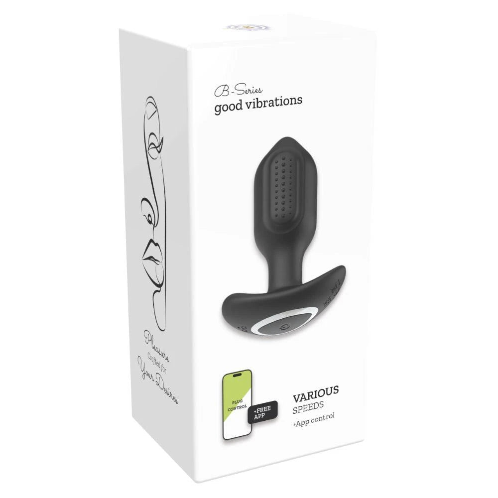 Plug anale Bliss – vibrante, controllo da app, nero | Favorites
