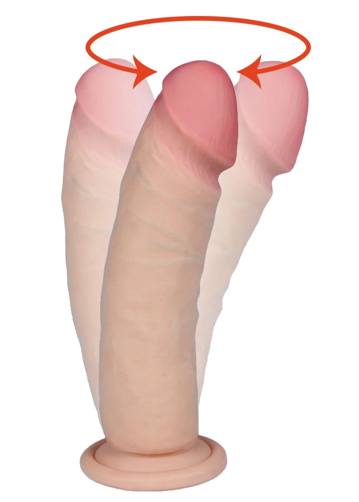 Vibrador realista Boreasz Loveclonex 7″-Rotation – com controlo remoto, nude | Favorites