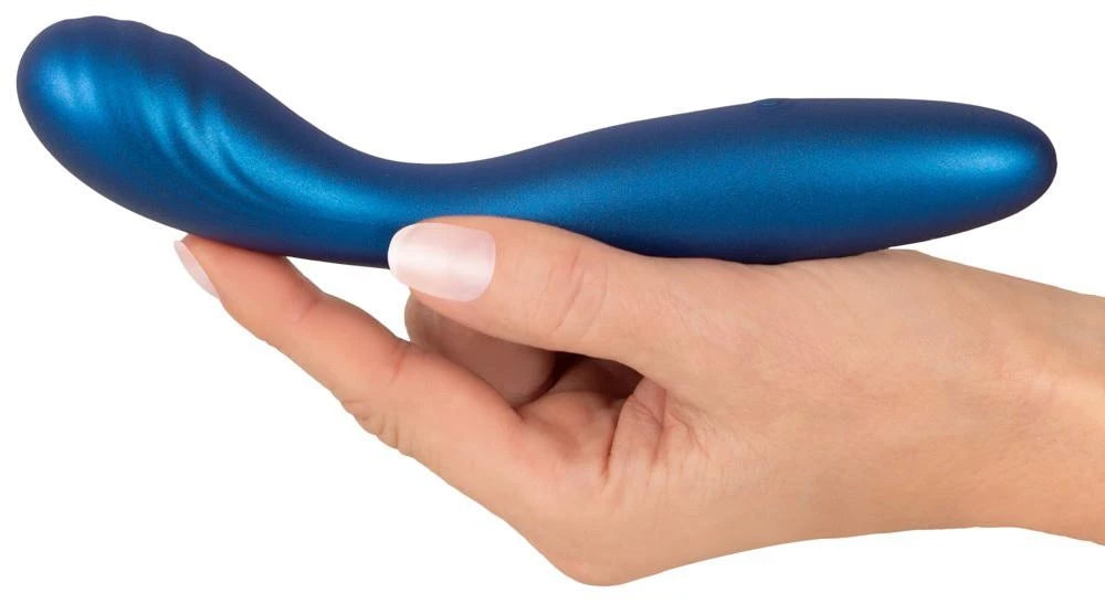 Vibratore punto G 18 cm – ricaricabile, blu | Sweet Smile