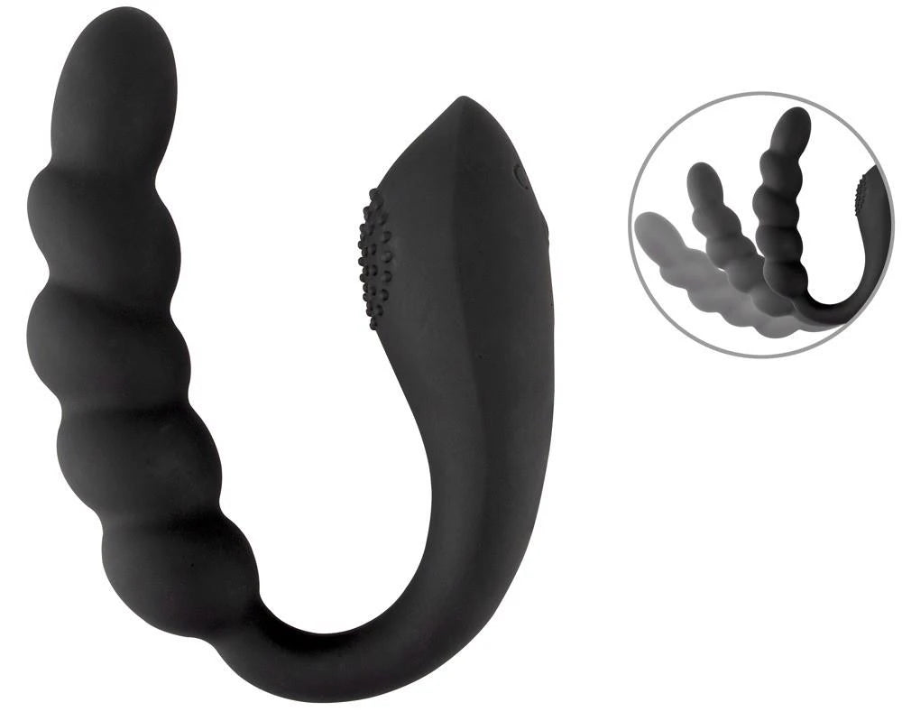 Spezial-Vibrator 10 Funktionen – wiederaufladbar, doppelt, schwarz | Black Velvets