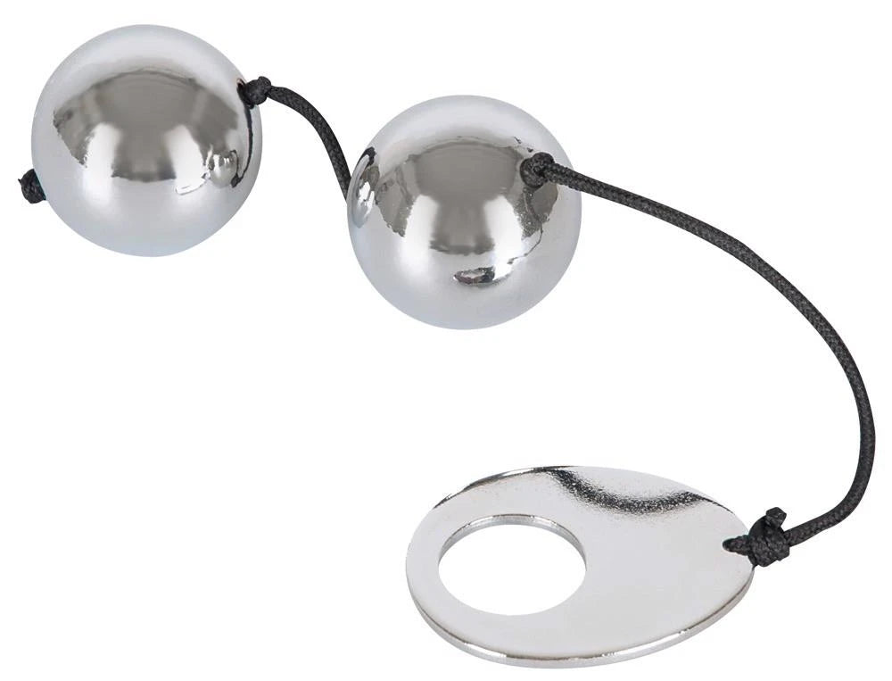 Bolas de Kegel – prateada | Bad Kitty