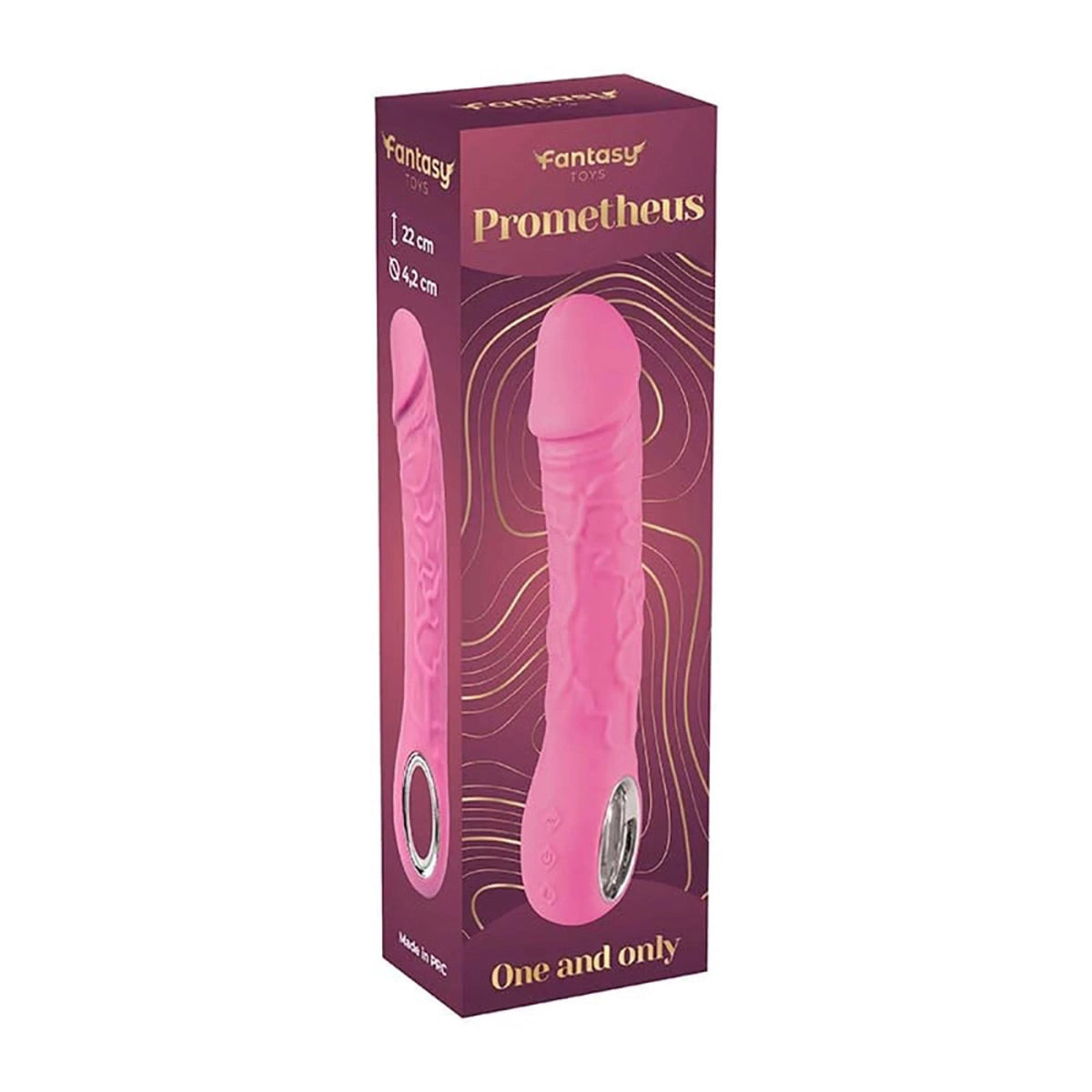 Vibratore realistico 10 funzioni – ricaricabile, riscaldante, rosa | Fantasy