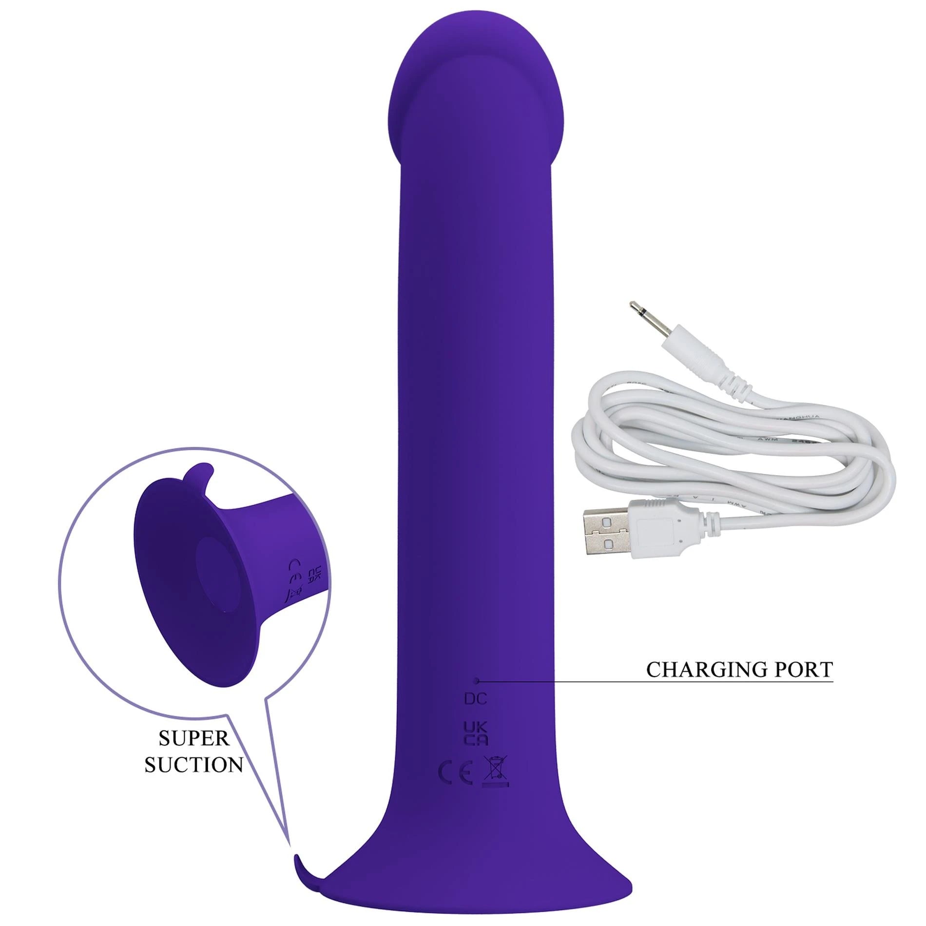 PRETTY LOVE - Murray - Jeunesse, 12 modes d'ondes de pulsations, 12 fonctions de vibrations, base ventouse