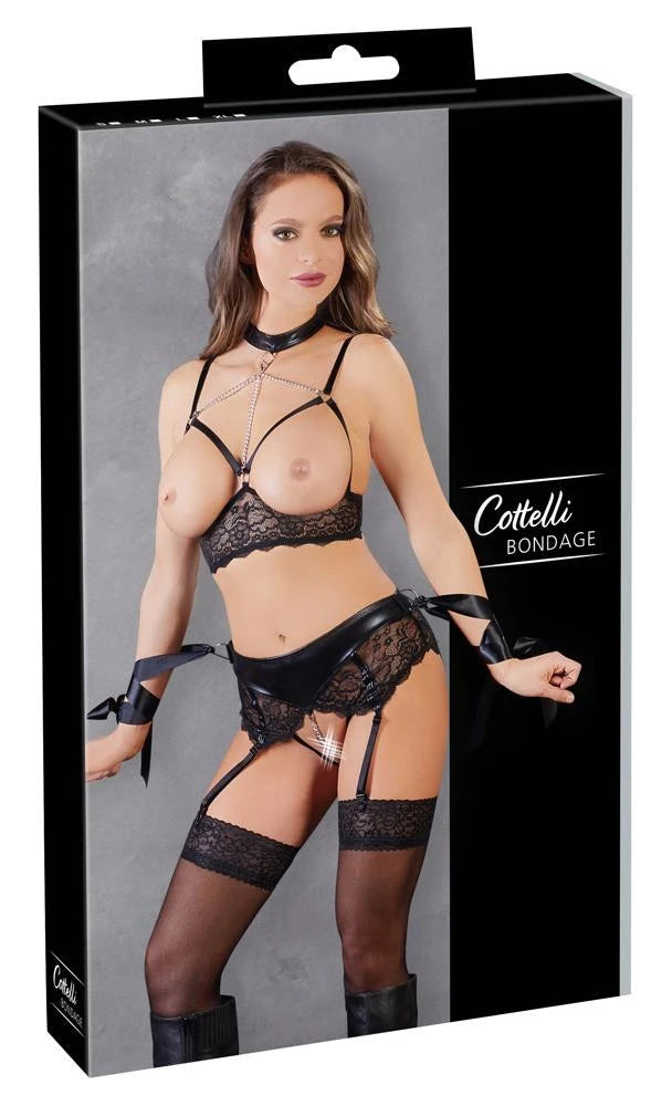 Ensemble soutien-gorge bondage M