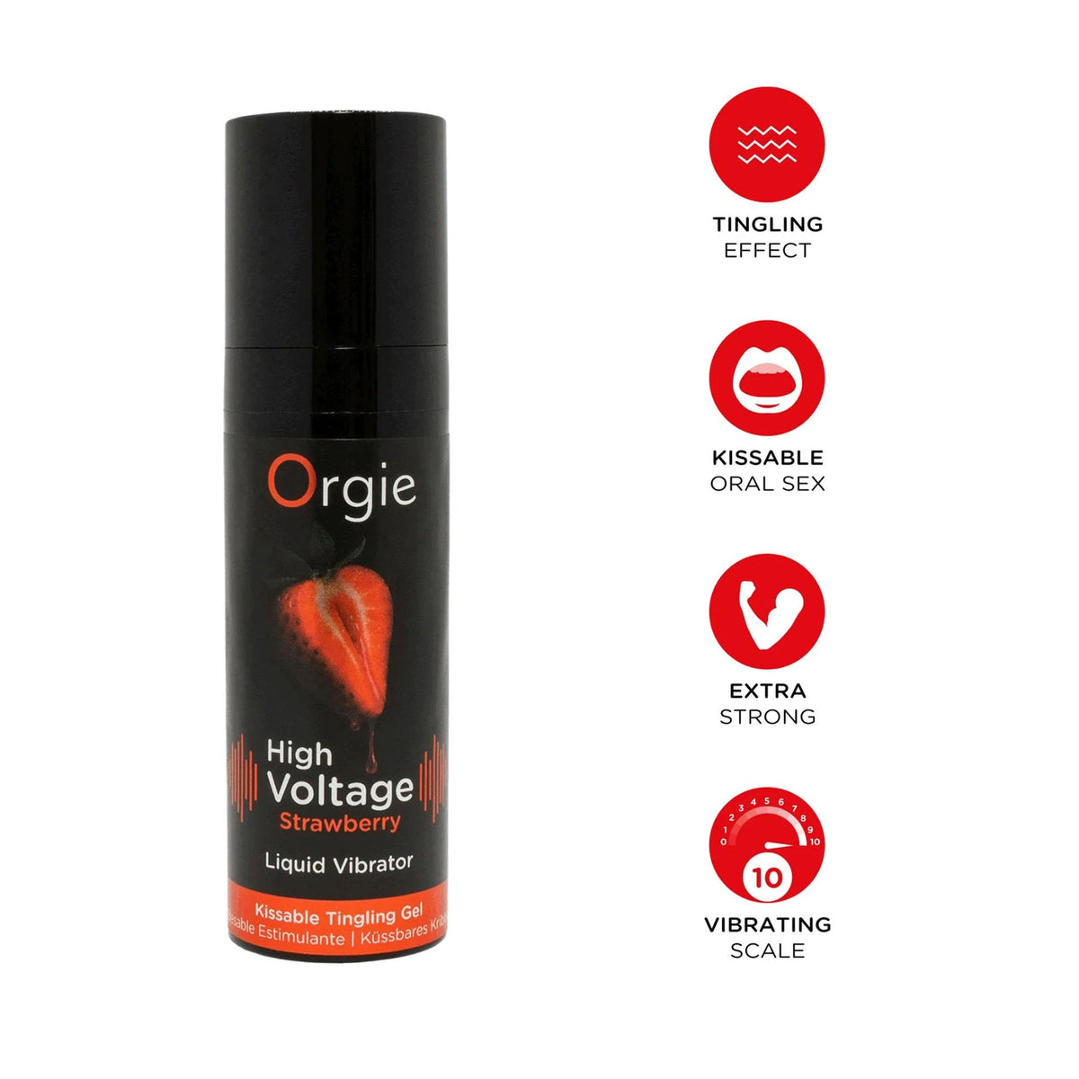 Lubrificante Voltage Strawberry – aromatizzato | Orgie