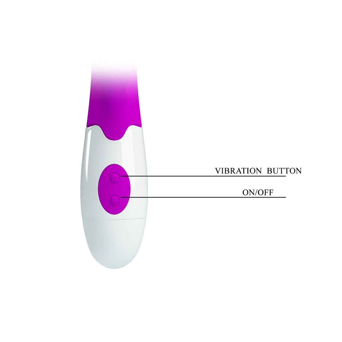 Vibrador punto G Snappy 30 funciones – fucsia | Pretty Love