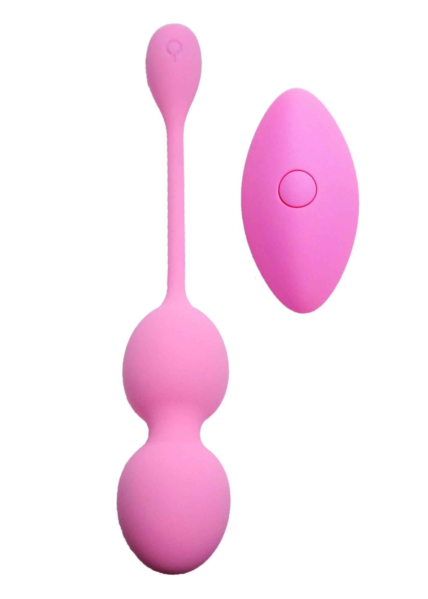 Boules de Geisha vibrantes 32mm 80g Rose 10 fonctions Télécommande USB - Série B