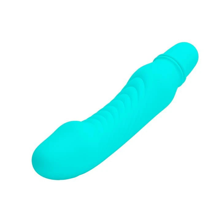 Mini vibratore Stev 10 funzioni – azzurro | Pretty Love