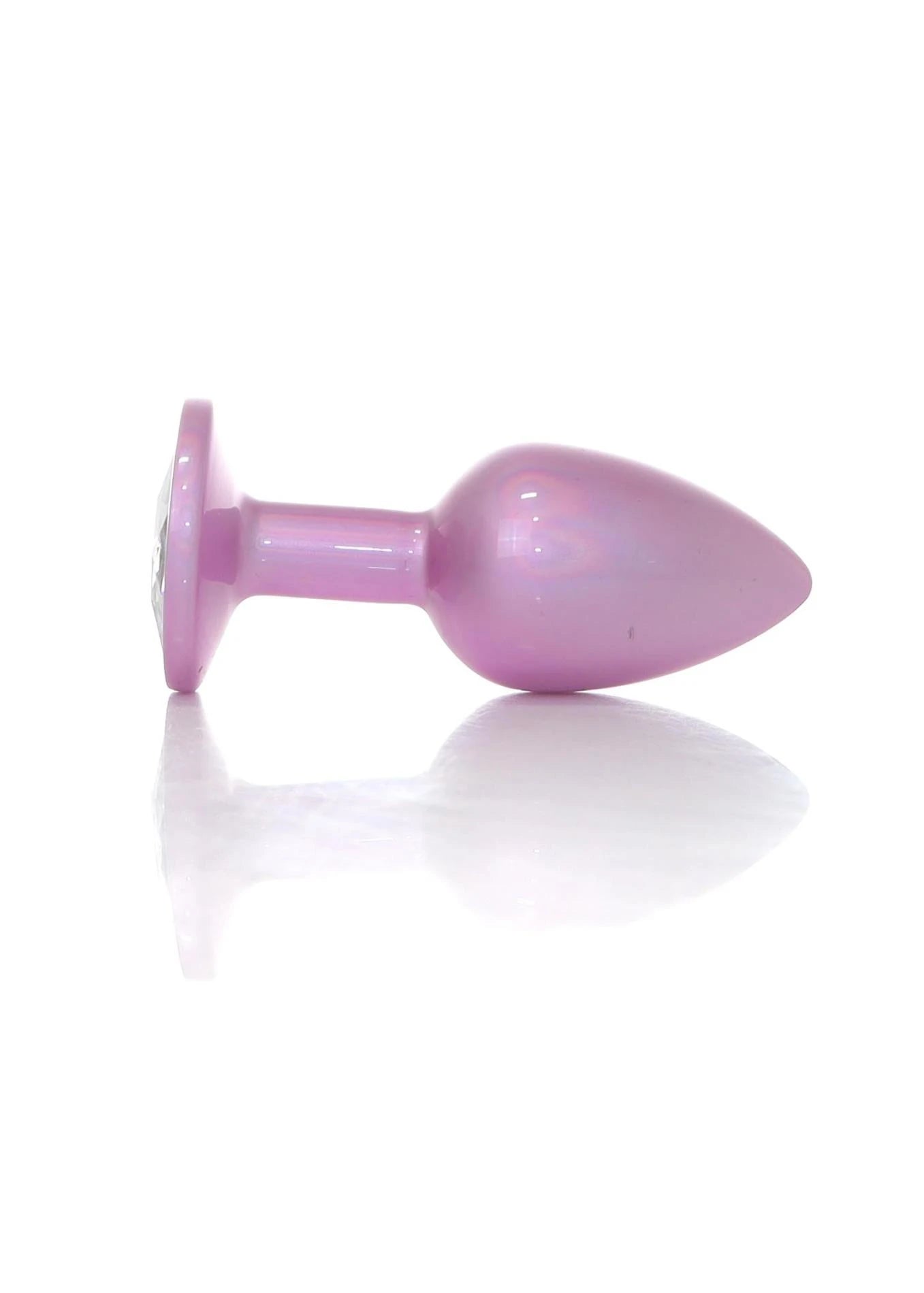 Plug-Bijoux Perle Rose PLUG- Transparent S