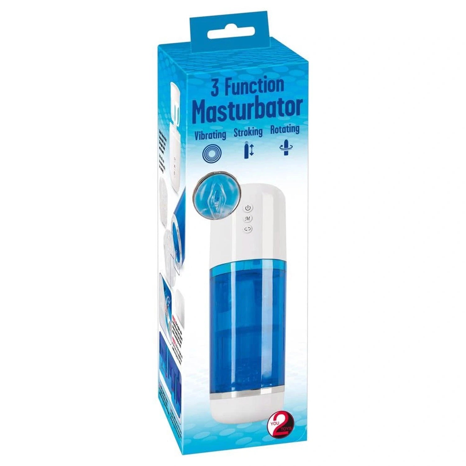 Masturbateur 3 fonctions