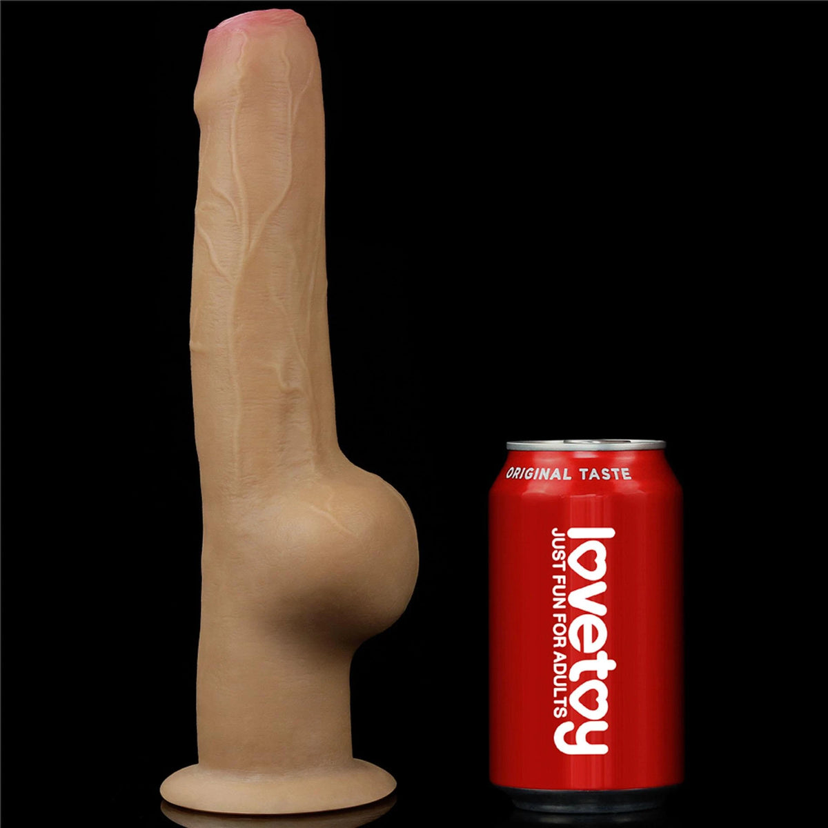 Consolador realista Handle 27.8 cm – con ventosa, nude | Lovetoy