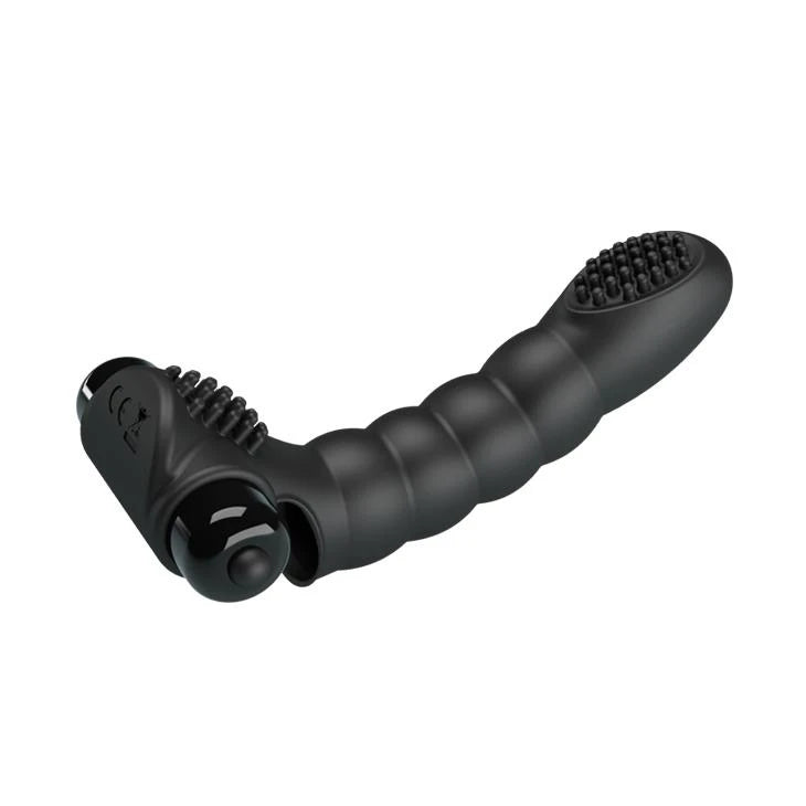Vibratore da dito Alexander 10 funzioni – vibrante, nero | Pretty Love