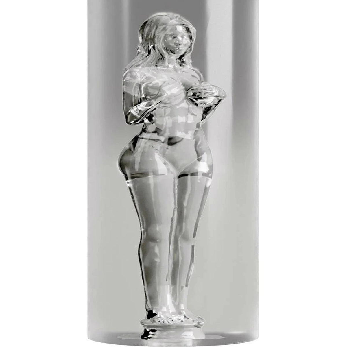 Masturbador Shaped Tunnel 14.2 cm – transparente | Stroker