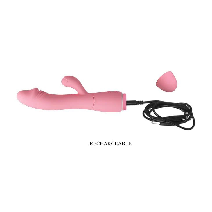 Vibrador punto G Snappy 30 funciones – recargable, rosa | Pretty Love
