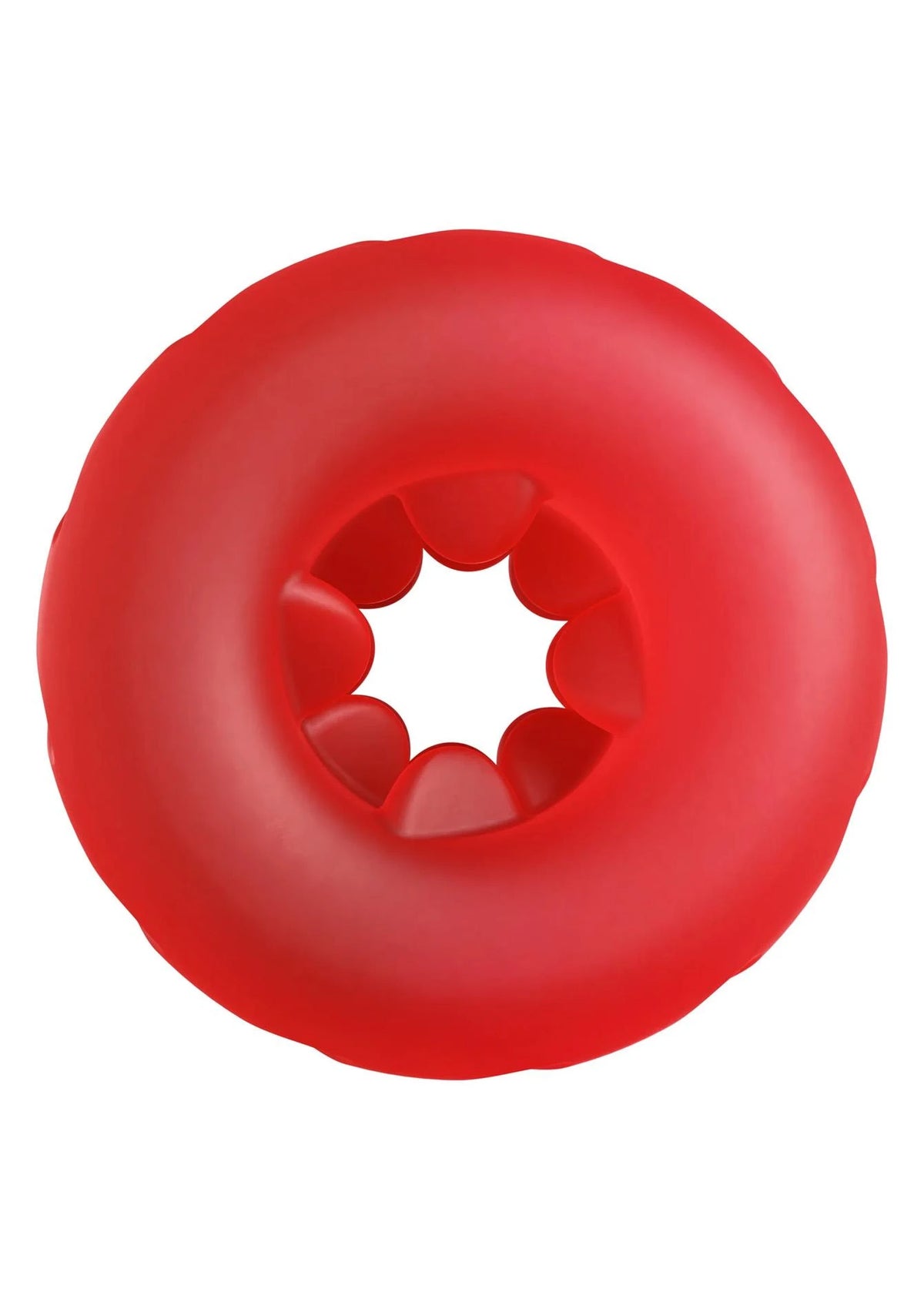 Anneau pénien 4-in-1 Twister – rouge | ToyJoy