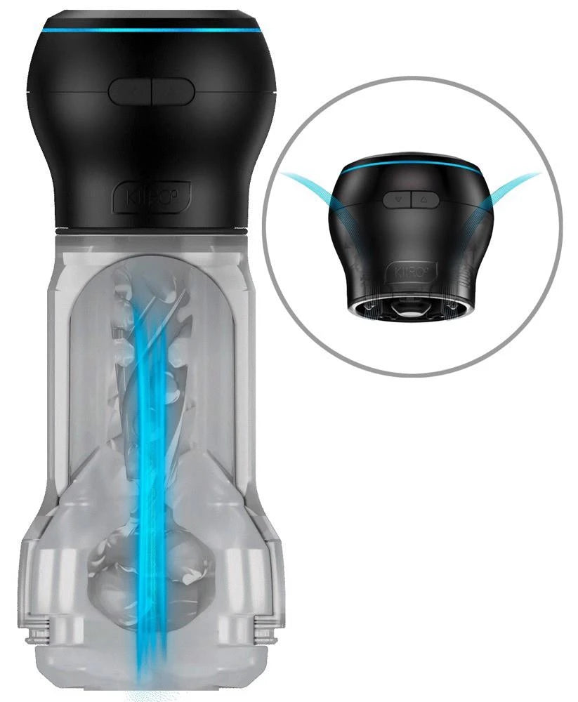 Masturbatore Feel Stroker PowerBlow Combo – ricaricabile, tascabile, trasparente | Kiiroo