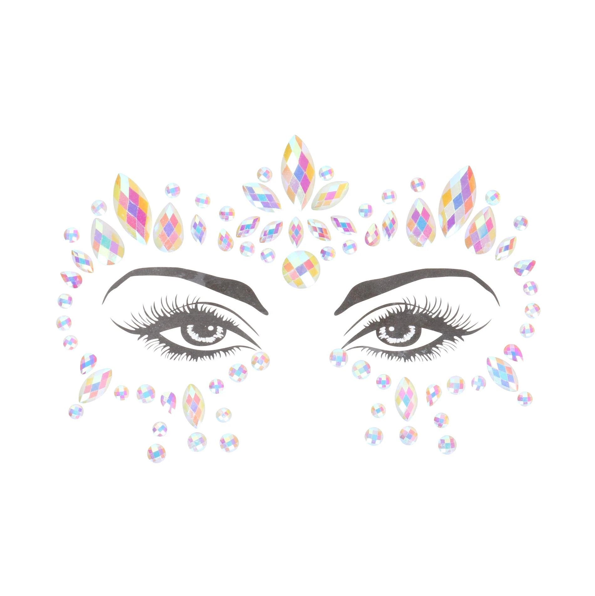 Bijoux de corps autocollants - Visage