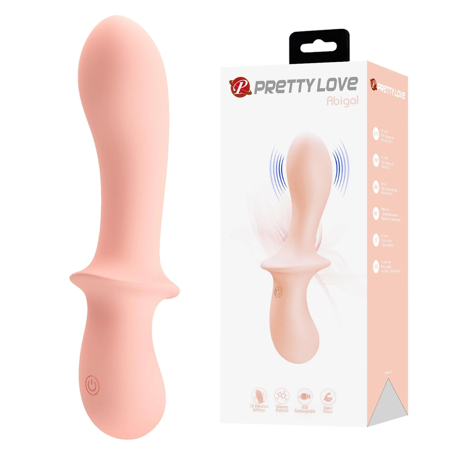 PRETTY LOVE - Abigal, 10 fonctions de vibration, Silicone