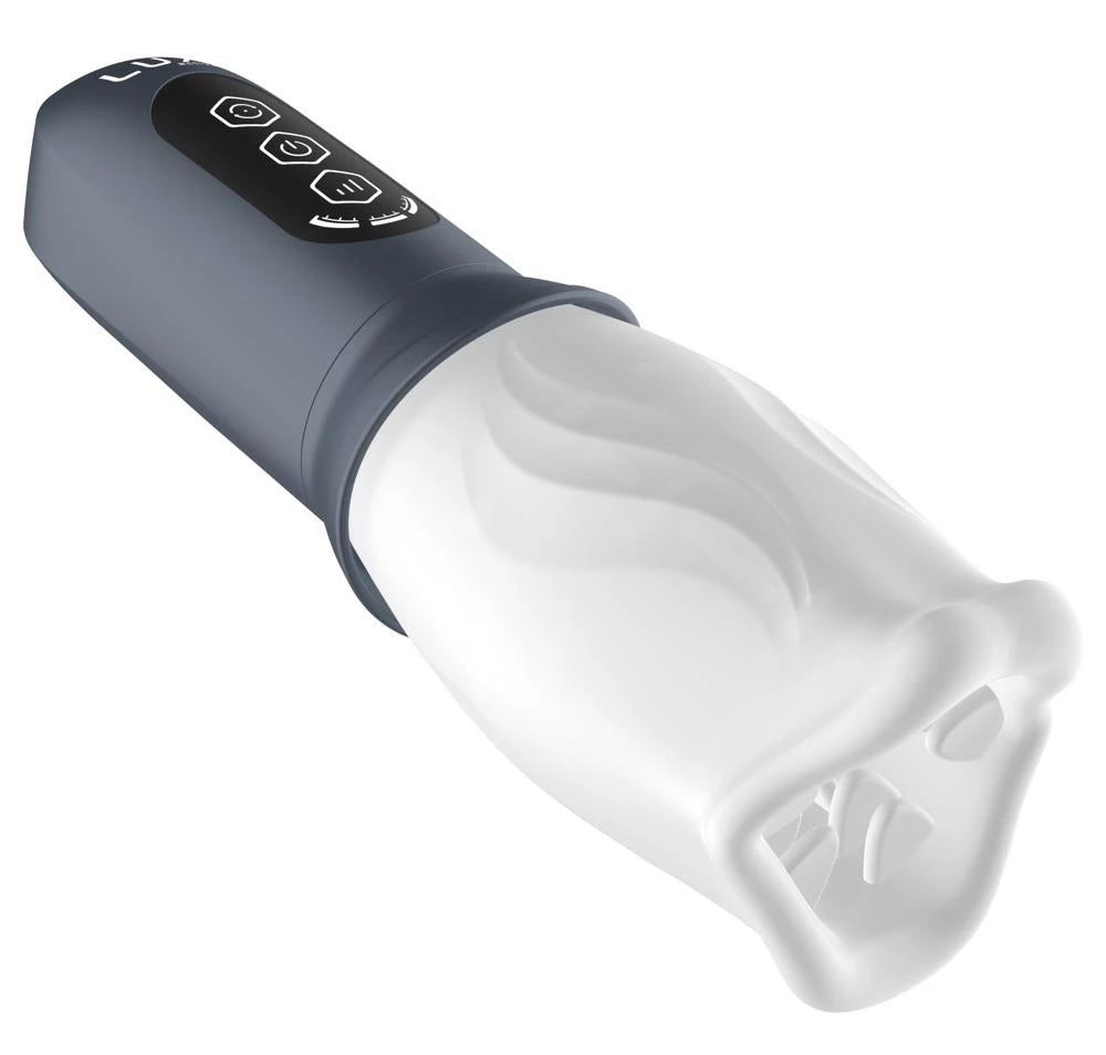 Masturbatore LUX active First Class 3 velocità – ricaricabile, blu | Orion