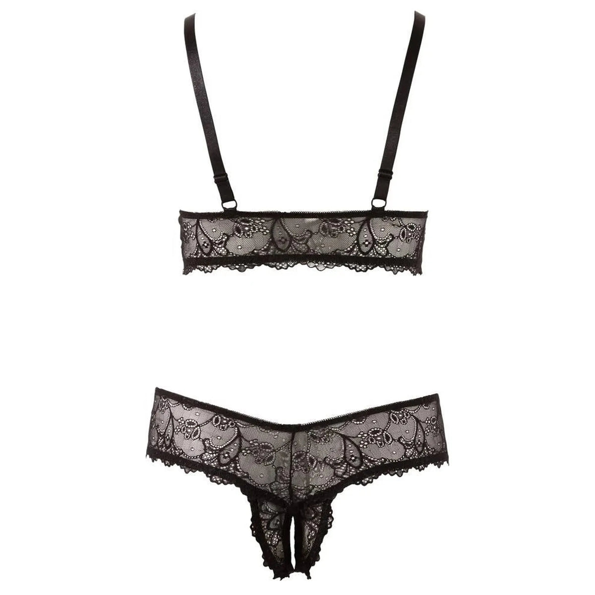 Conjunto de lencería – abierto, negro 22124041051 | Cottelli CURVES