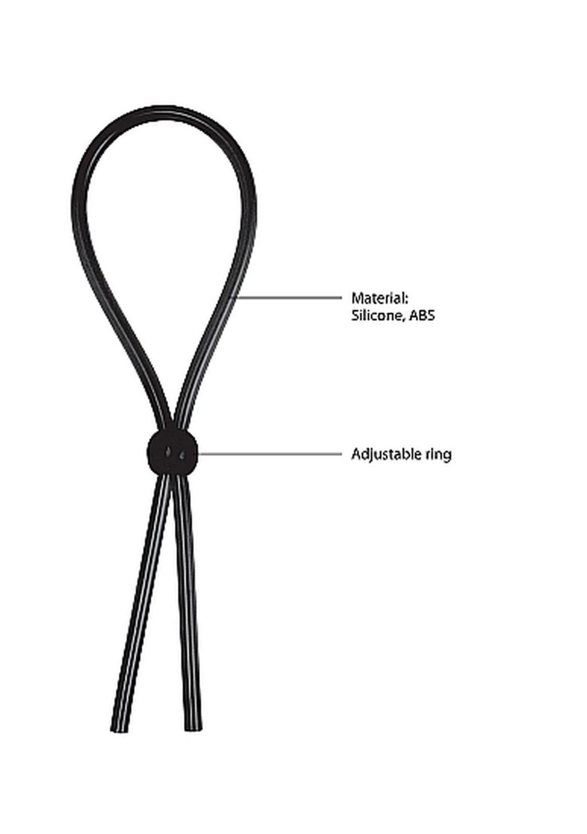 Anillo para el pene Erection Booster – negro | Shots Toys