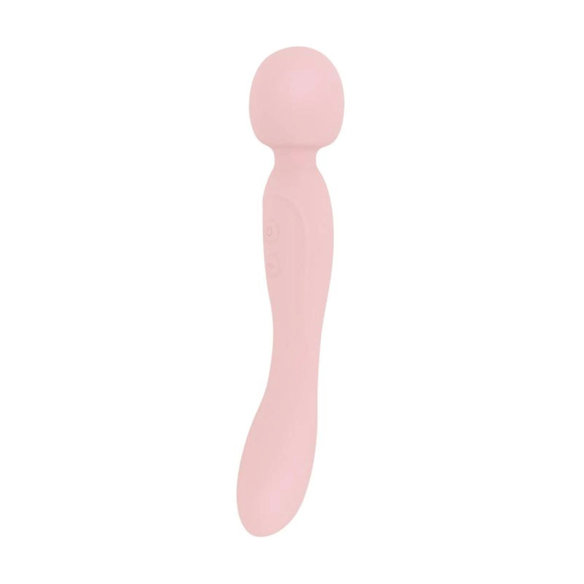 Wand massager Simi Sided 10 functions – rechargeable, double, pink | Good Vibes Only