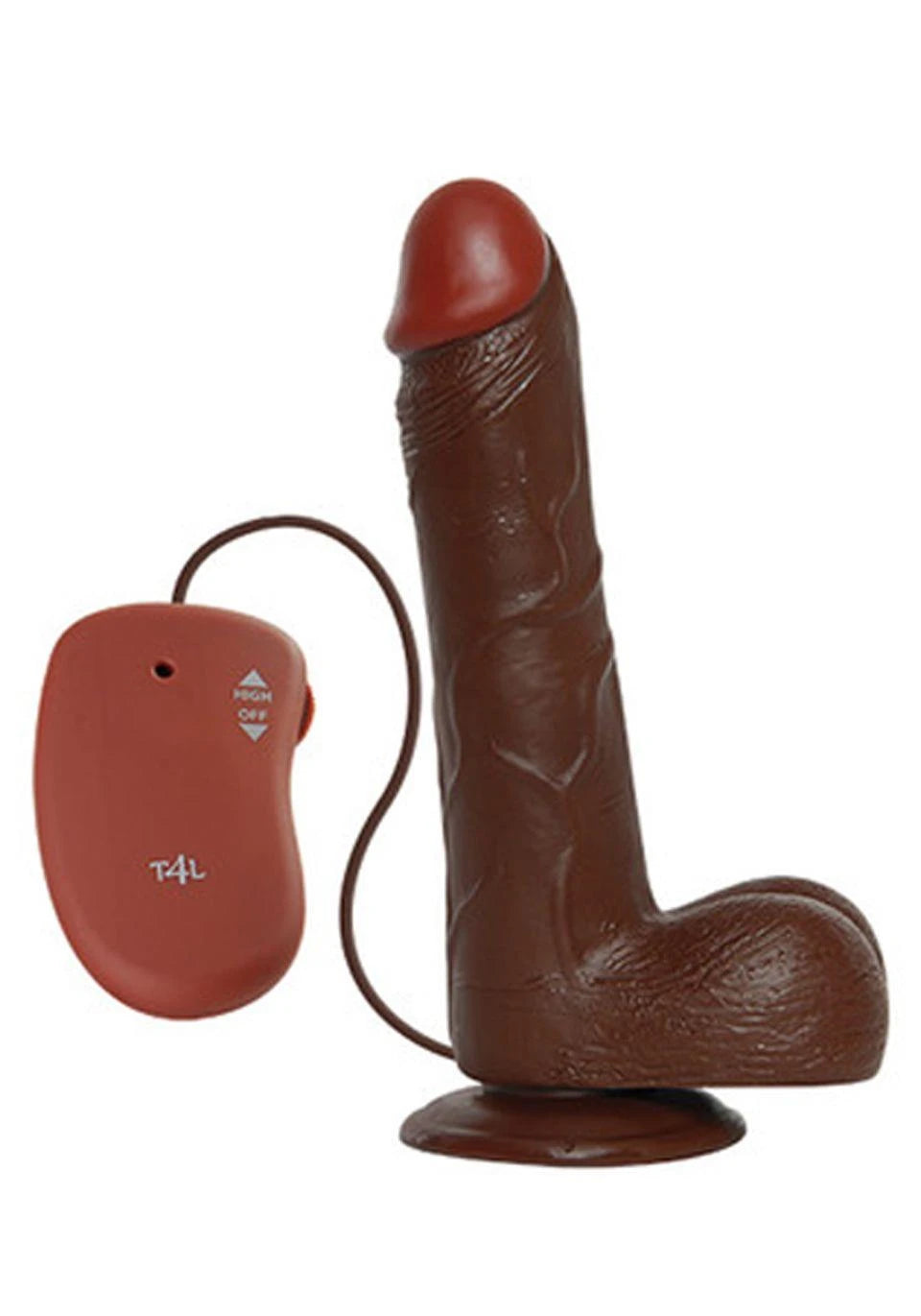Vibromasseur réaliste – avec télécommande, noir 1-00903023 | Real Rapture