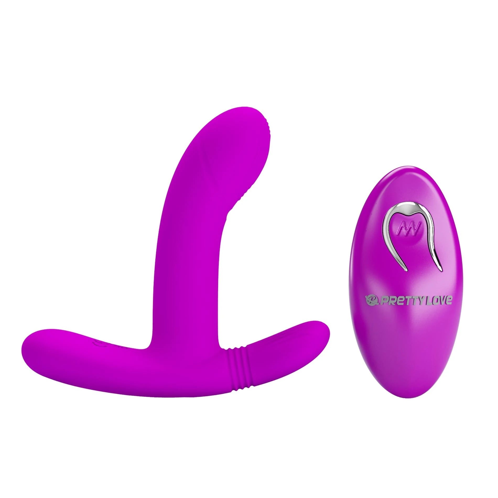 PRETTY LOVE - Geri Purple, 12 fonctions de vibration, 3 réglages de léchage, Télécommande sans fil