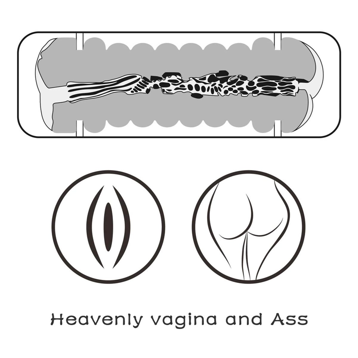 Maszturbátor Virgin Blowout Stroker 22 cm – vibrációs, testszínű 10-LV250017 | Lovetoy