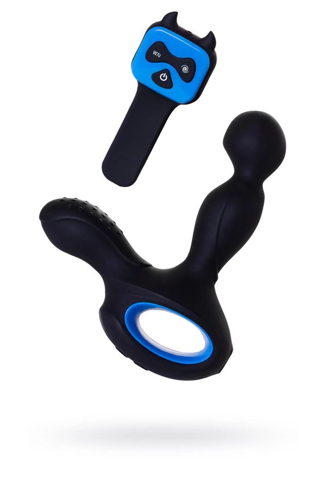 EROTIST SIXTH Prostate Massager vibro avec chauffage silicone noir 14,5 cm